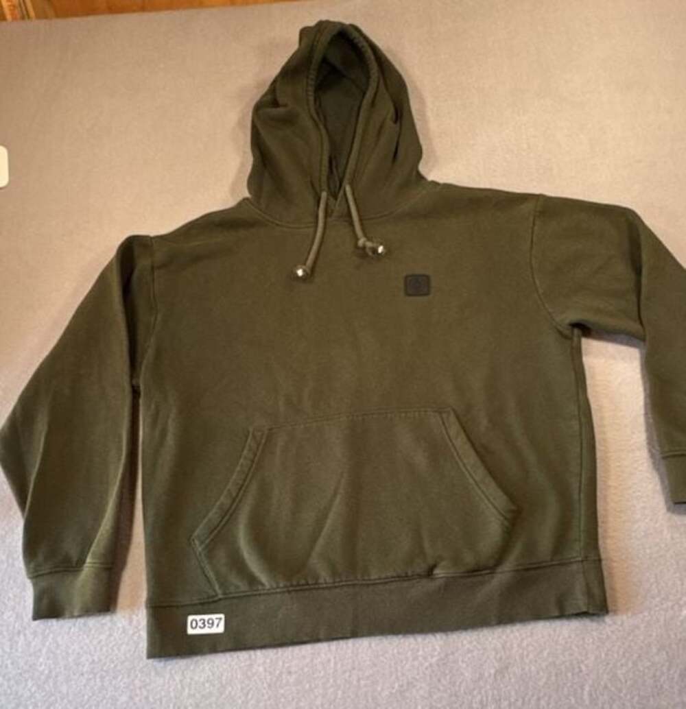 Volcom Olive Green Pullover Hoodie Size S